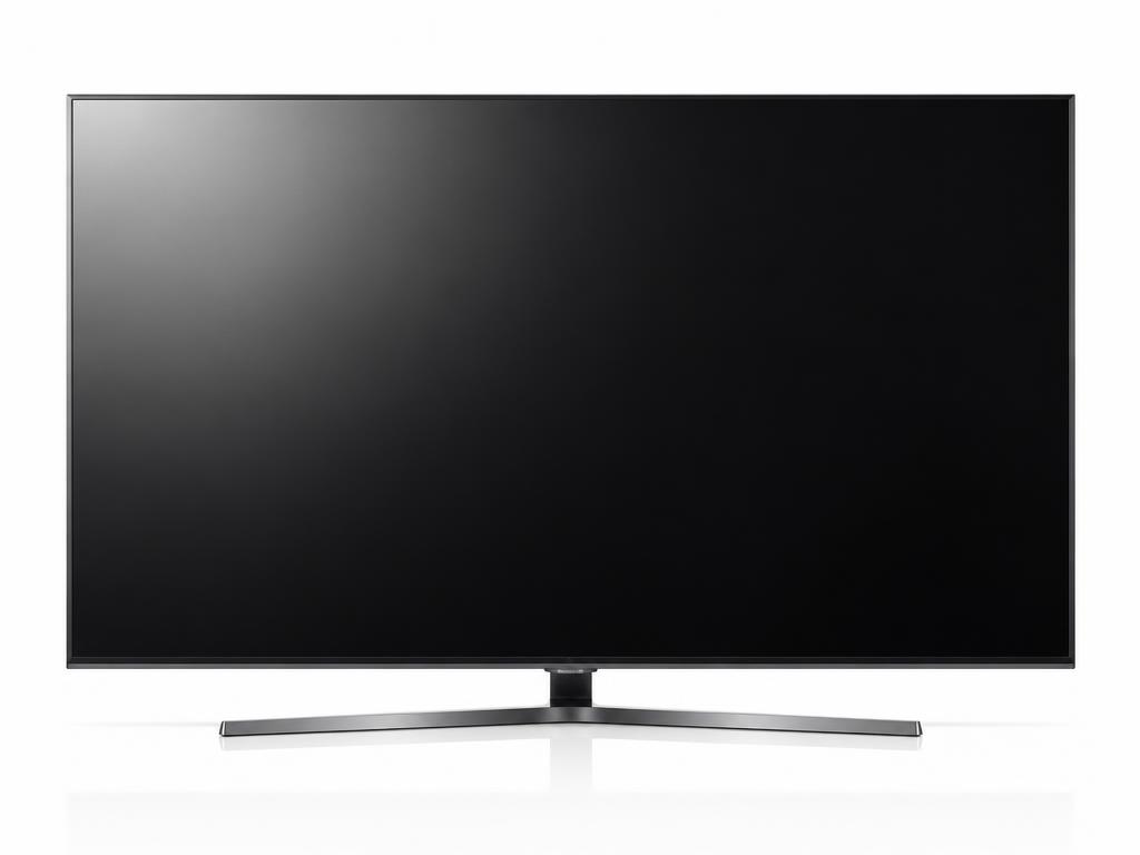 Generic modern premium smart television, brand-neutral product photo